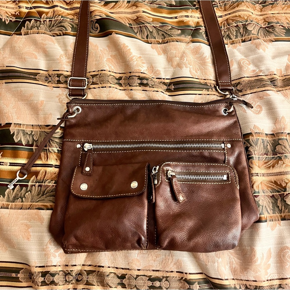 Fossil Shoulder Bag with Adjustable Strap